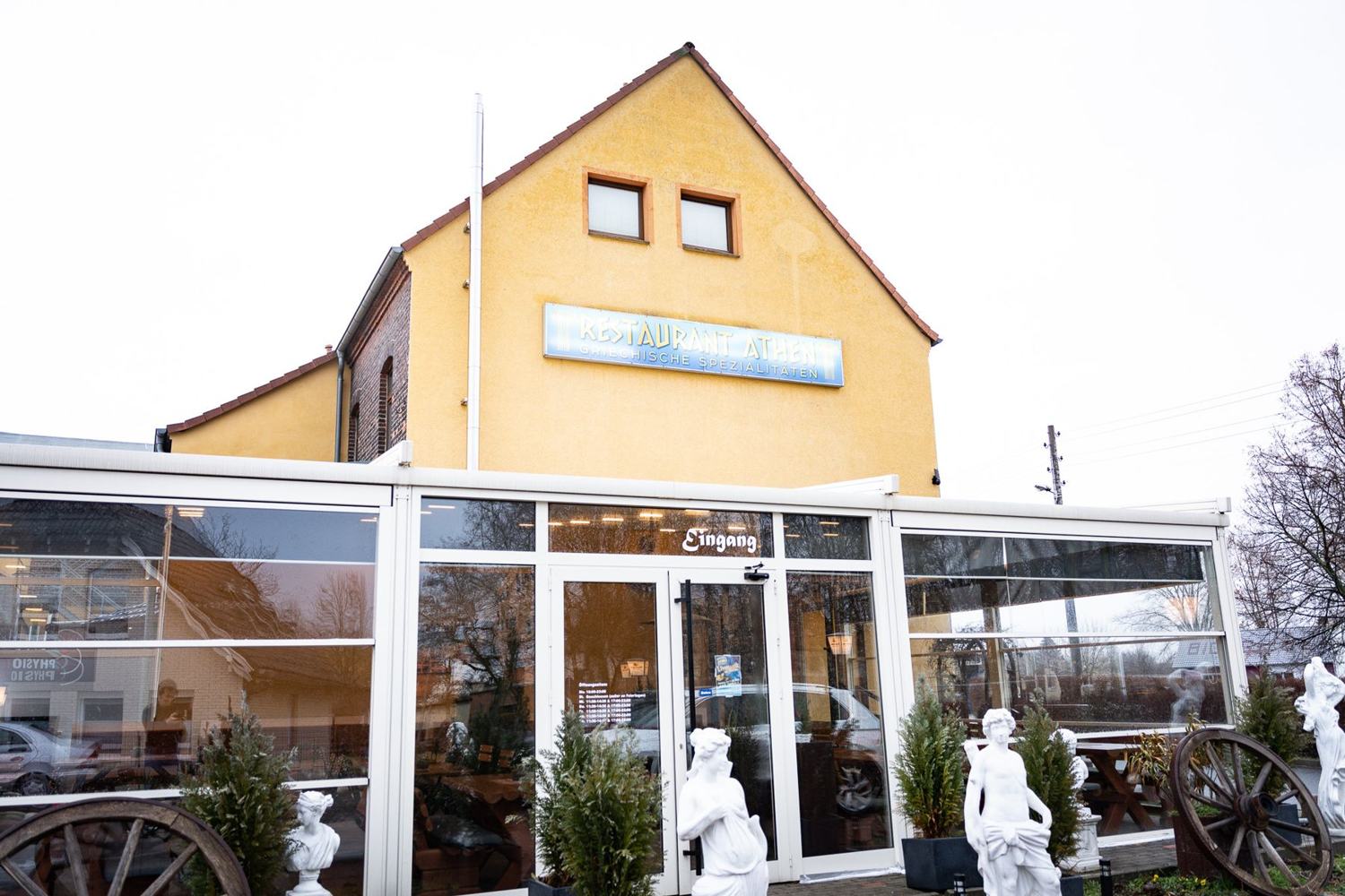 Restaurant Athen in Greppin von außen